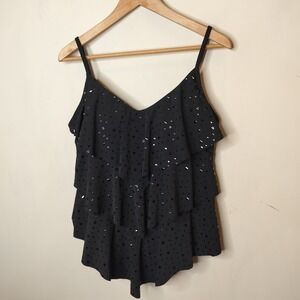 MagicSuit by Miraclesuit Rita Tiered Tankini Top Slimming Flowy